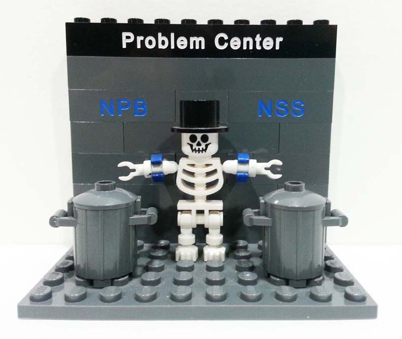 Problem center icon in LEGO