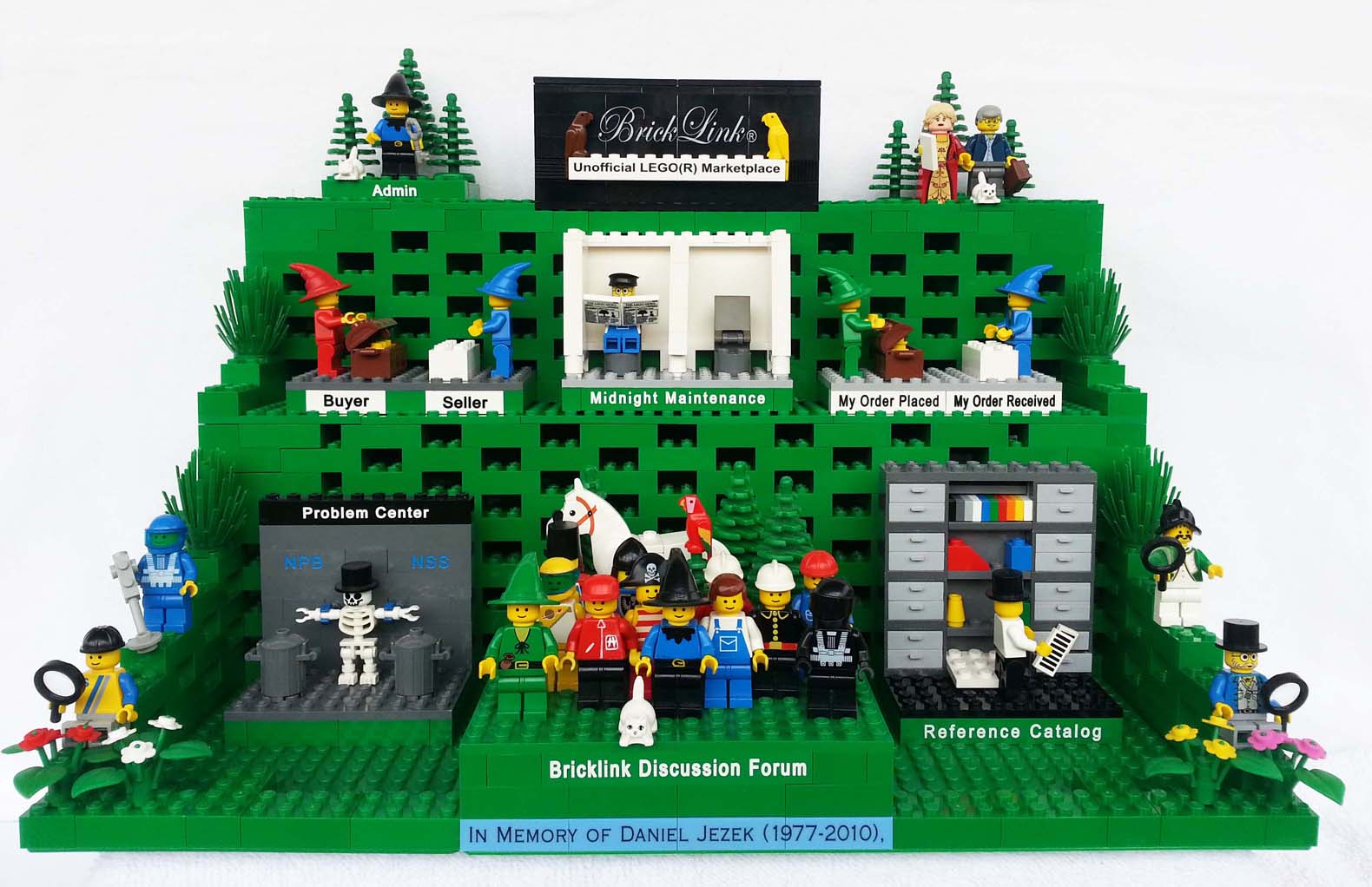 Dan Jezek private icons in actual LEGO brick