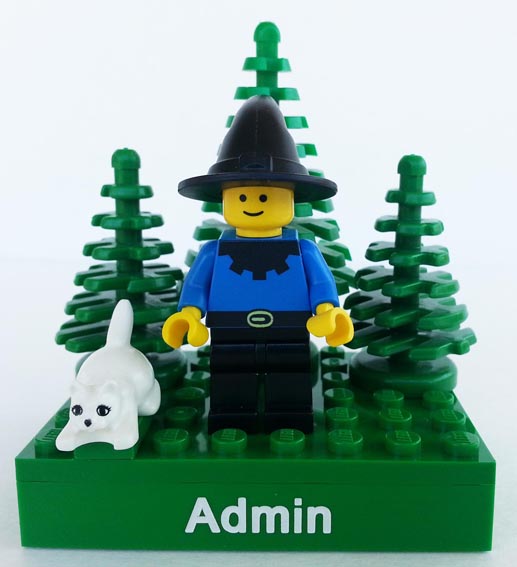 Dan as Admin in LEGO